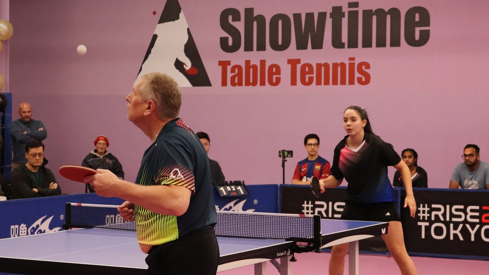 Showtime Table Tennis club action in Waterloo